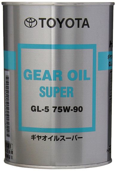 Трансмісійна олива Toyota Gear Oil Super 75W-90 GL-5 1л.