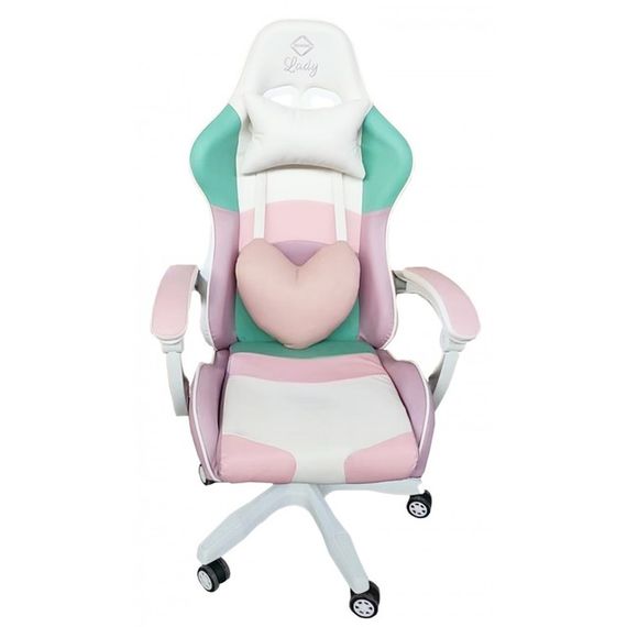 Крісло геймерське Bonro Lady 813 рожево-фіолетове | Зображення 1