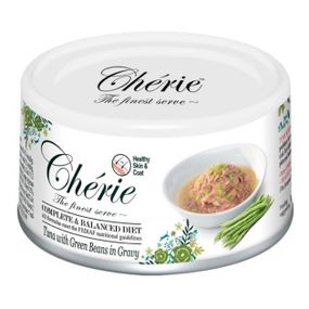 Вологий корм для котів з тунцем Cherie Complete & Balanced Tuna and Green Beans, 80 гр