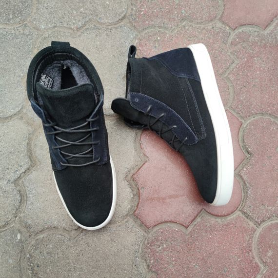 Черные ботинки с синими вставками 40 41 42 размер | Зображення 6