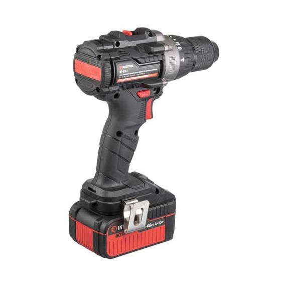 Дриль-шуруповерт акумуляторний ударний з безщітковим двигуном 100 Нм INTERTOOL WT-0361 | Зображення 4