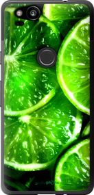 Чохол на Google Pixel 2 Зелені часточки лимона "852t-1075-2448"