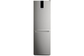 Холодильник з нижньою морозильною камерою Whirlpool W7X82OOX, 2 двері, 231л, 104л, A++, NF, Дисплей, Інвертор, Нержавіюча сталь (W7X82OOX)