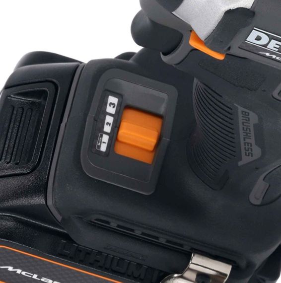 Шурупокрут ударний DeWALT McLaren F1 TEAM LIMITED EDITION з АКБ та ЗП DCF85MP2T | Зображення 2