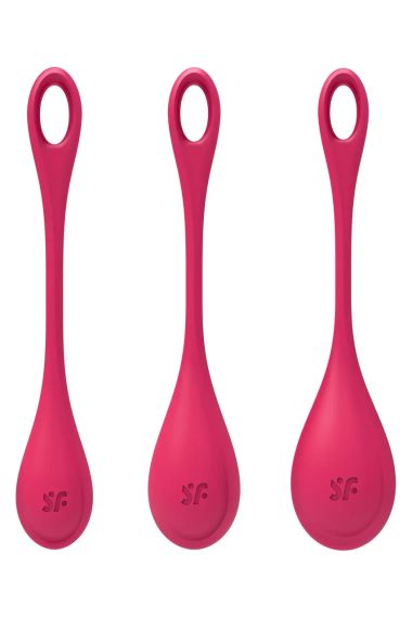 Набор вагинальных шариков Satisfyer Yoni Power 1 красный sexstyle