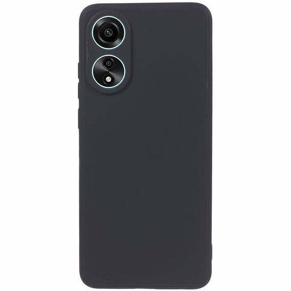 Чохол Candy Silicone для Oppo A58 колір Чорний