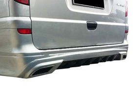 Накладка на задній бампер AMG (під фарбування) для Mercedes Viano 2004-2015 рр