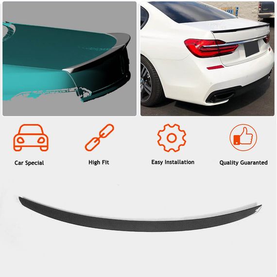 Спойлер M-Style (Карбон) для BMW 7 серия G11/G12 2015-2022 гг | Зображення 1