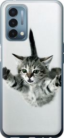 Чехол на OnePlus Nord N200 Летящий котёнок "2322u-2384-17620"