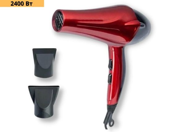 Фен для укладання волосся з концентратором XPRO SK-2211 червоний (41611-SK-2211_213) | Зображення 1