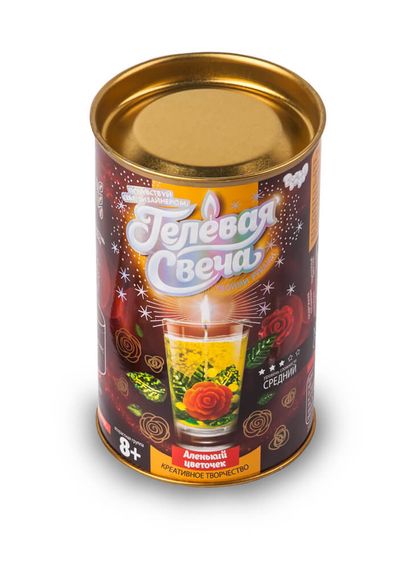 Набор креативного творчества "Гелевые свечки" в тубусе GS-01 Danko Toys Вид 6