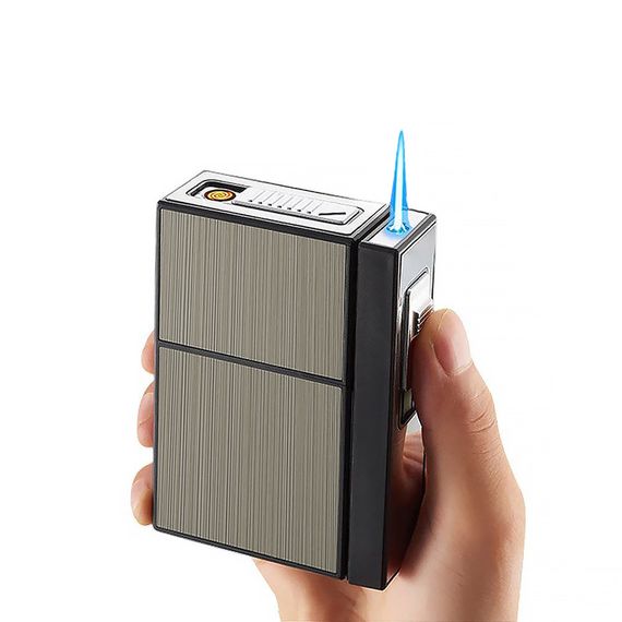 Футляр З Газовою І USB Запальничкою "Gold Case ПА-25" | Зображення 2