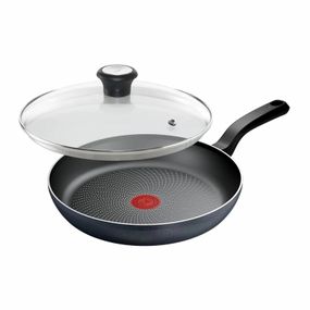 Сковорода Tefal So&apos;&apos; Light 28 см, алюміній, бакеліт, скло, чорний (H0560642_SET)