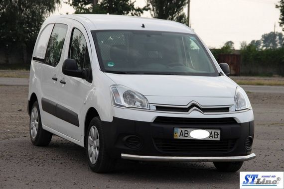 Передняя защита ST008 (нерж.) 70 мм для Citroen Berlingo 2008-2018 гг | Зображення 1