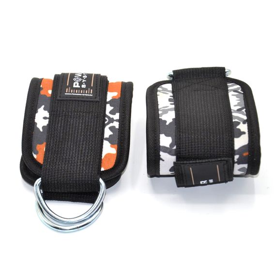 Манжети на щиколотку Павер сістем PS-3470 Ankle Strap Camo Grey/Black | Зображення 5