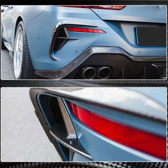 Задний диффузор бампера V2 для M-Sport, Карбон для BMW 8 cерія G14/G15/G16 2018- гг | Зображення 4