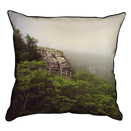 Подушка с мешковины Горы 45x45 см (45PHB_TFL039_BL)