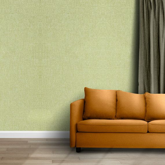 Лляні теплі шпалери на самоклейці оливкового відтінку 2800*650*2mm (D) SW-00001499 | Зображення 5