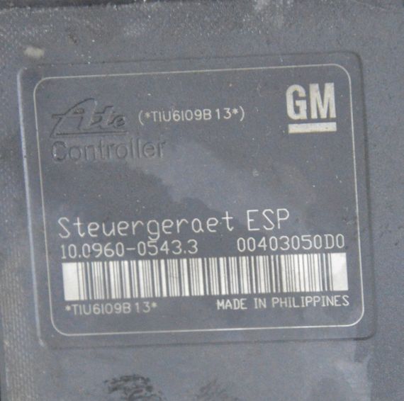 Блок управління ABS 1.9 CDTI Opel Astra H Zafira B 2004-2010 Насос АБС Опель Астра Х Зафіра Б 13213608 | Зображення 4