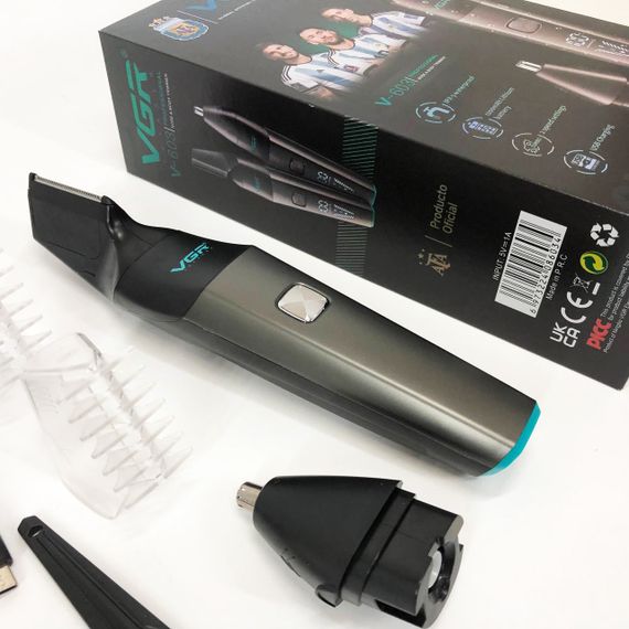 Тример для стрижки волосся у вухах VGR, вух, Тример для носа тример для бороди стрижки носа BY-76 | Зображення 3