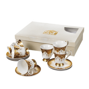 Сервіз кавовий Золота соната 12 предметів (ч.90мл + блюдце) 031-12-90 S&T
