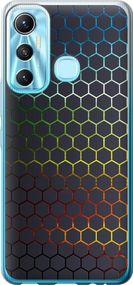 Чехол на Infinix Hot 11 Переливающиеся соты "498u-2762-17620"