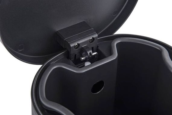 Відро для сміття з плавним закриттям овальне ZERIX PRIME-TC0105 BLACK 5 л (колір чорний) (ZX5902) | Зображення 8