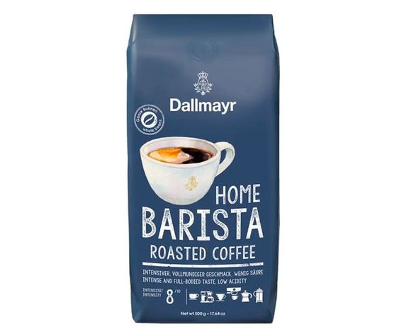 Кофе в зернах Dallmayr Home Barista, 500г , Германия (купаж арабики и робусти)