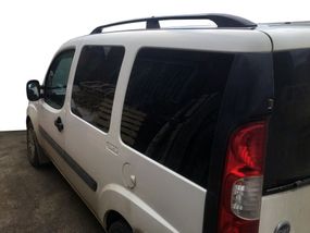 Черные рейлинги Пластиковые ножки для Fiat Doblo I 2001-2005 гг