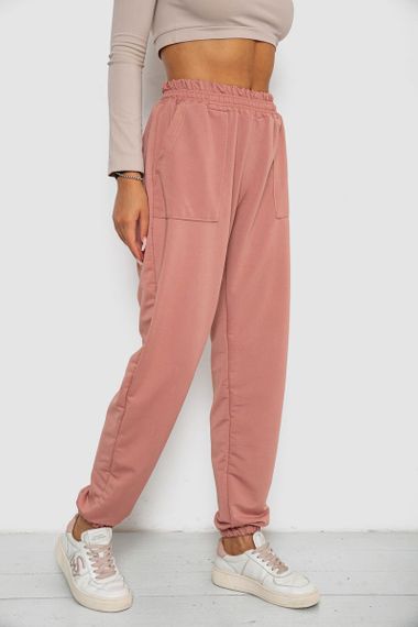 Спортивные штаны женские  -уценка, цвет пудровый, 238R347-1-U-11 | Зображення 2