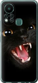 Чехол на Infinix Hot 11S Чёрная кошка "932u-2757-17620"