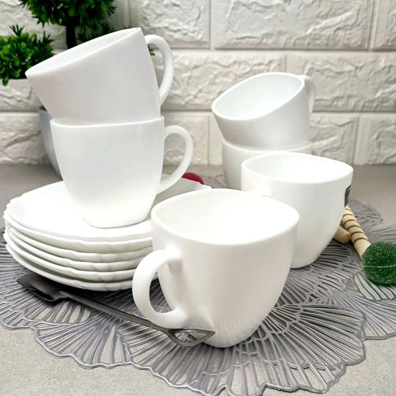 Чайный сервиз Luminarc Carine White Q0881, 12 предметов, на 6 персон | Зображення 1