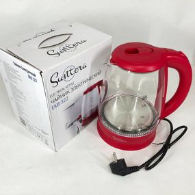 Потужний чайник для кип'ятіння, Чайник електричний прозорий з підсвічуванням, Стильний електрочайник FP-20