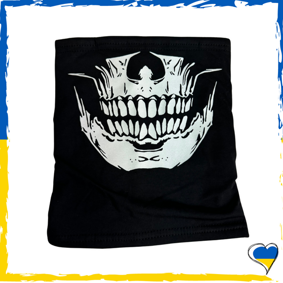 Баф чорний череп. Баф скелет. Баф на флісі чорний. Бафф