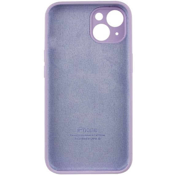 Чохол Silicone Case Full Camera Protective (AA) для Apple iPhone 14 (6.1") Бузковий / Lilac | Зображення 3