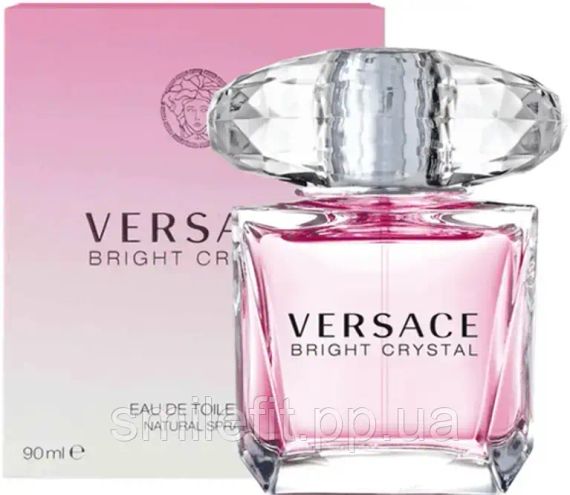 Жіноча туалетна вода Versace Bright Crystal 90 мл з магнітною стрічкою