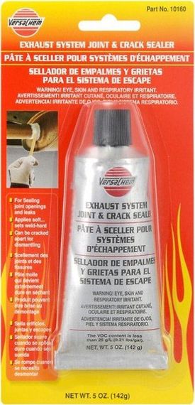 VERSACHEM EXHAUST SYSTEM JOINT & CRACK SEALER, 142g. Термостійкий герметик. 10160