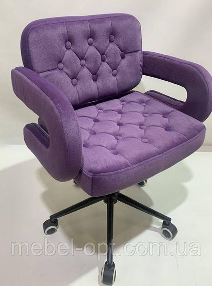Кресло барное на квадратной черной опоре с регулировкой высоты Gor Bar 4BK-Base Бархат пурпур B-1013 | Зображення 8