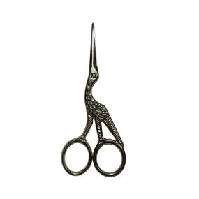Ножницы Журавль DEX 716B винтажные ножницы 11,5 см, цвет бронза (6102)