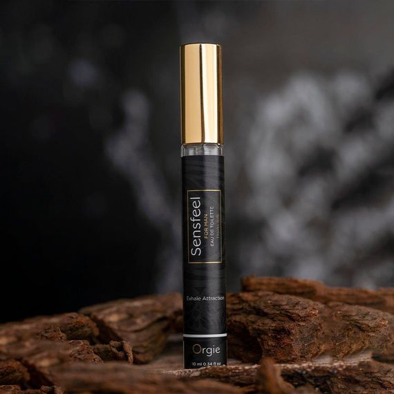 Мужские духи с феромонами Orgie – Sensfeel for Man Travel Size (10 мл), цитрусово-древесный аромат Sex Aura | Зображення 3