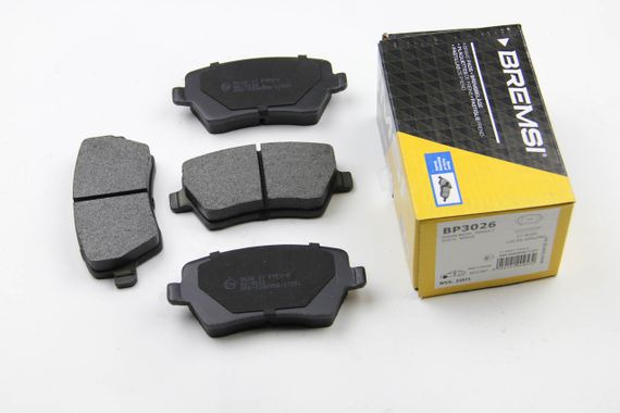 Колодки передні гальмівні Kangoo/Logan 08-/Duster 10- (TRW), Bremsi (BP3026) | Зображення 2