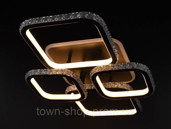 Люстра потолочная LED A77074/2+2RGB-bk Белый 12х41х60 см. | Зображення 2