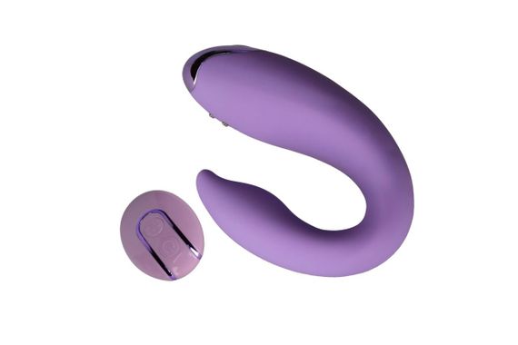 Вибратор для пар FairyGasm PleasureBerry violet, зарядный кейс, пульт ДУ Sex Aura | Зображення 6