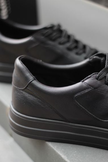 Класичні чорні кеди Ікос – універсальний вибір для будь-якого стилю 40 розмір | Зображення 5