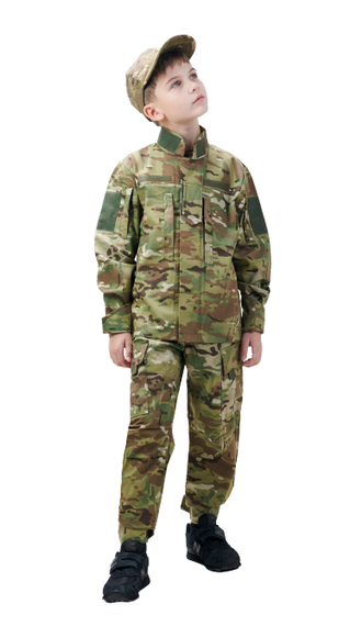 Військова форма ЗСУ дитяча ARMY KIDS камуфляж Мультикам | Зображення 6