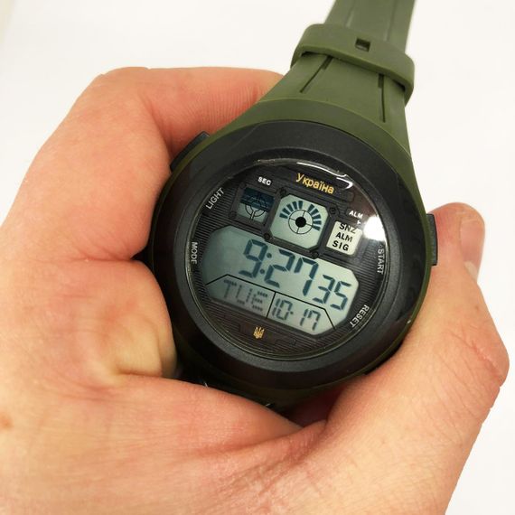 Сучасні військові годинники, Годинники чоловічі спортивні з крокоміром армійські для ЗСУ UF-46 | Зображення 3