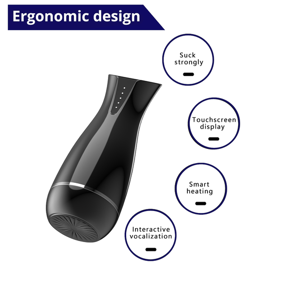 Вібромастурбатор з підігрівом Men's Play Sex Aura | Зображення 5