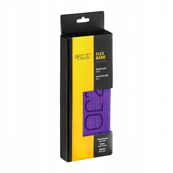 Гумка для фітнесу та спорту тканинна 4FIZJO Flex Band 16-22 кг 4FJ0153 (P-5907739311696) | Зображення 1