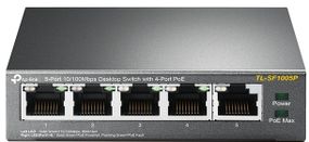 Коммутатор TP-LINK TL-SF1005P 5xFE/4xPoE 56W неуправляемый (TL-SF1005P)