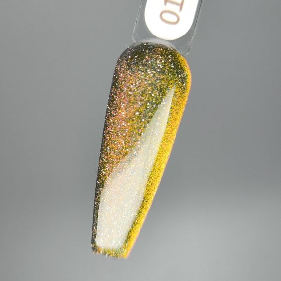 Светоотражающий гель-лак Gelix Space Cat №1 (с эффектом кошачего глаза) 8мл | Зображення 1